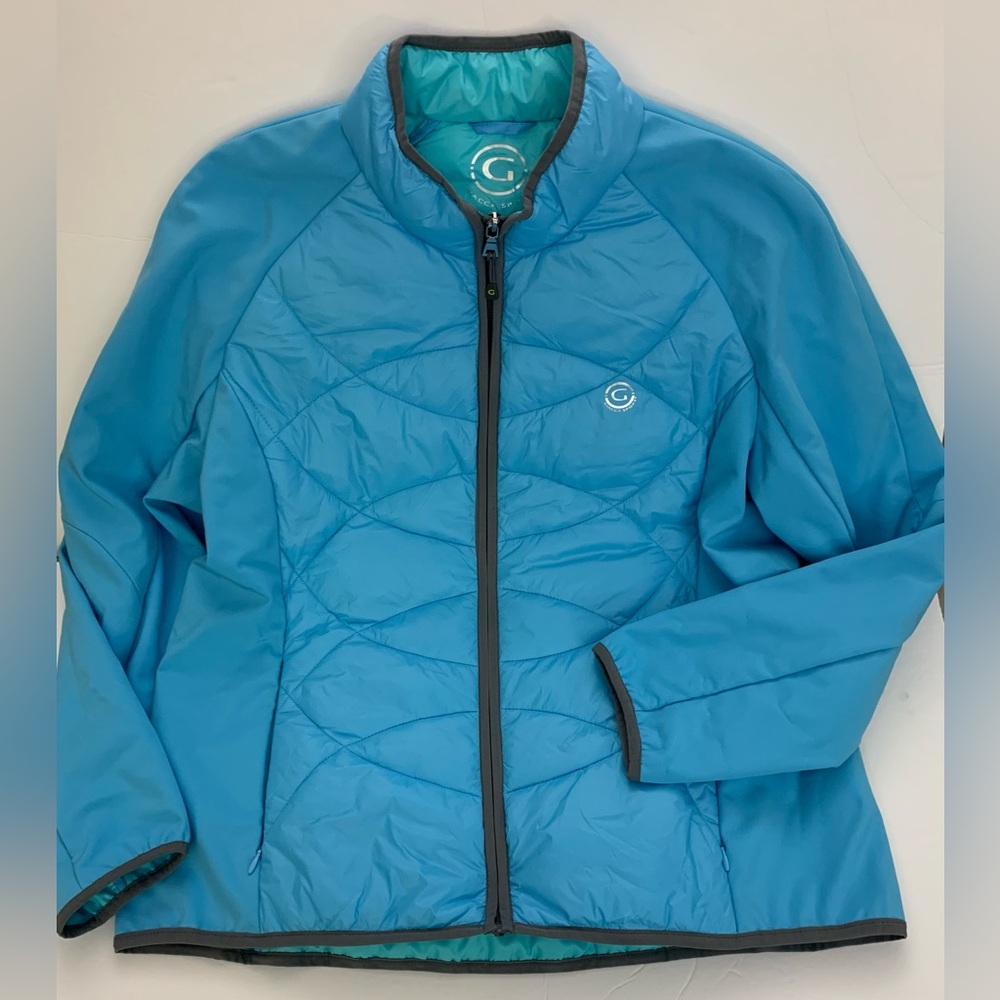 GIACCA SPORT Tiffany Blue Puffer Jacket New without Tags Large $60